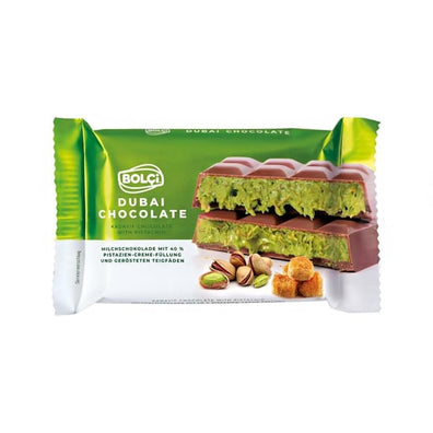 Bolci Pistachio Kadayif-Filled Milk Chocolate 2.29 oz (65 g)